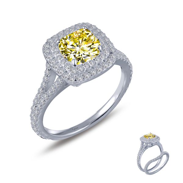 Double-Halo Engagement Ring Carroll / Ochs Jewelers Monroe, MI