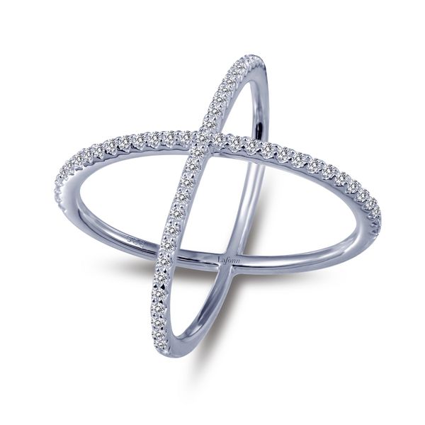 Simple Crisscross Ring Cellini Design Jewelers Orange, CT