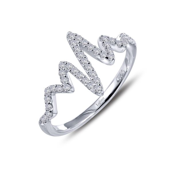 AMOUR HEARTBEAT TWO-FINGER RING