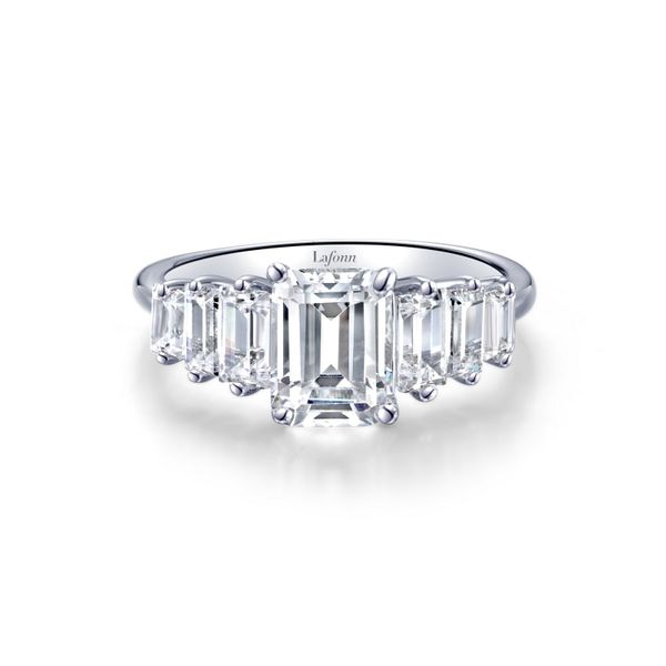 Signed Fred Leighton 7 Stone Diamond Collet Ring | Fred Leighton