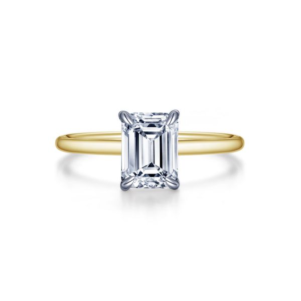 Emerald-Cut Solitaire Engagement Ring Ken Walker Jewelers Gig Harbor, WA