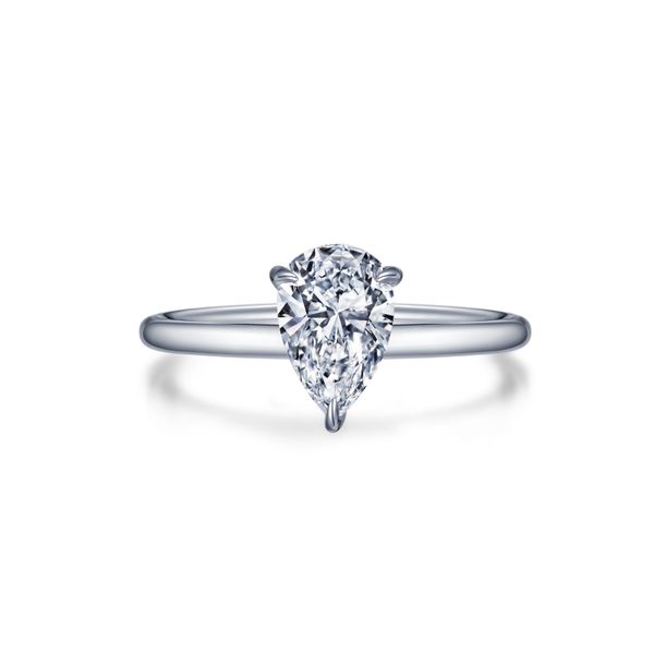 Pear-shaped Solitaire Engagement Ring Cellini Design Jewelers Orange, CT