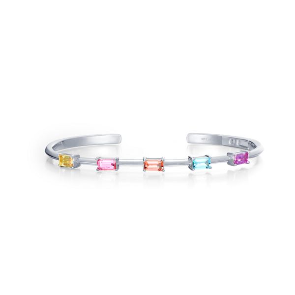Fancy Lab-Grown Sapphire Bracelet Cellini Design Jewelers Orange, CT