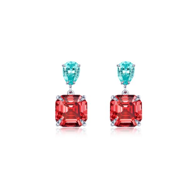 Fancy Lab-Grown Sapphire Drop Earrings Mueller Jewelers Chisago City, MN