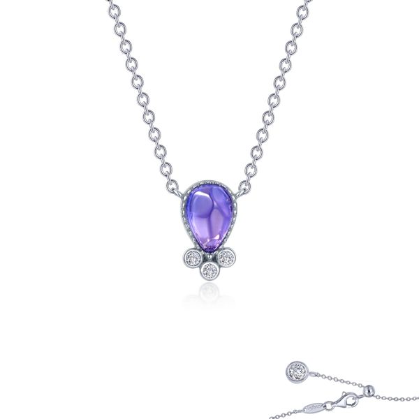 Fancy Lab-Grown Sapphire Necklace Allen's Fine Jewelry, Inc. Grenada, MS