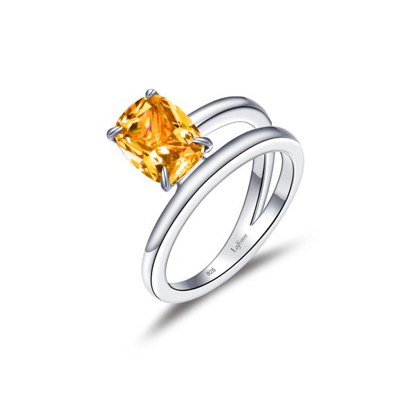 Fancy Lab-Grown Sapphire Solitaire Ring P.K. Bennett Jewelers Mundelein, IL