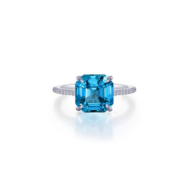 Fancy Lab-Grown Sapphire Solitaire Ring Jimmy Smith Jewelers Decatur, AL