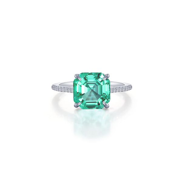 Fancy Lab-Grown Sapphire Solitaire Ring Carroll / Ochs Jewelers Monroe, MI