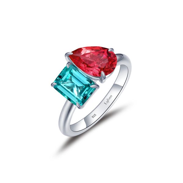 Fancy Lab-Grown Sapphire Toi et Moi Ring Johnson Jewellers Lindsay, ON