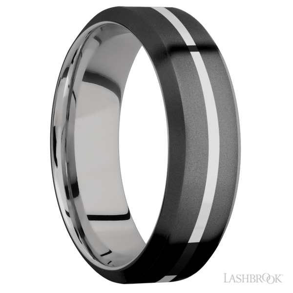 Zirconium Band Image 2 Midtown Jewelers Herndon, VA