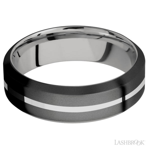Zirconium Band Image 3 Midtown Jewelers Herndon, VA