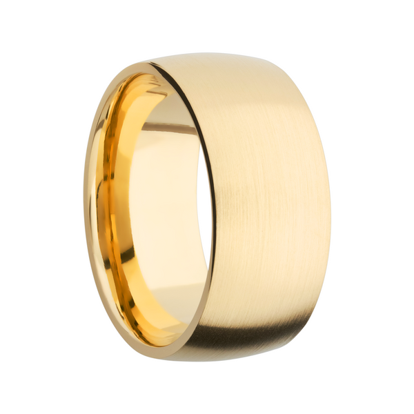 14K Yellow gold 10mm domed band Image 2 Mark Jewellers La Crosse, WI