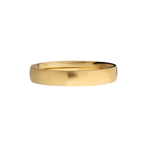 14K Yellow gold 4mm domed band Image 3 Trinity Jewelers  Pittsburgh, PA