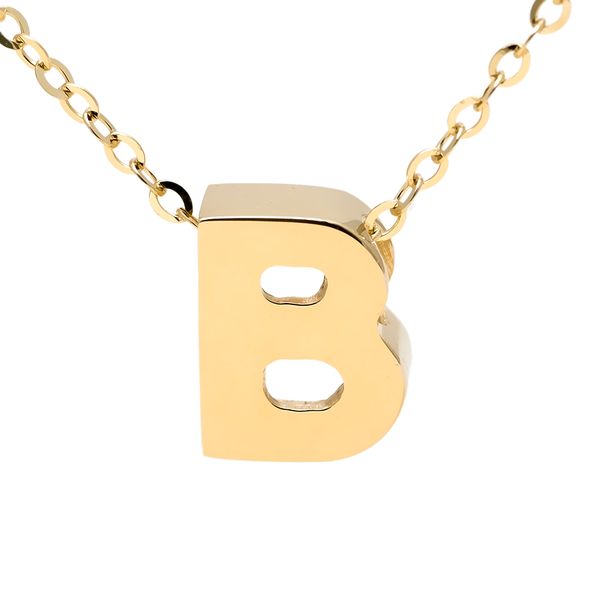 Yellow Gold Initial Gold Necklace  CBC Fine Jewelers El Paso, TX