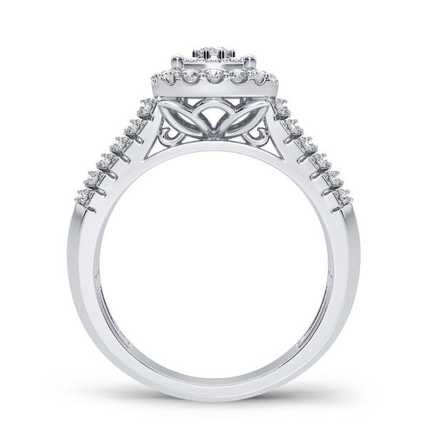 Platinum 1 - 5 carat Round Certified Diamond Engagement Ring Lab Grown