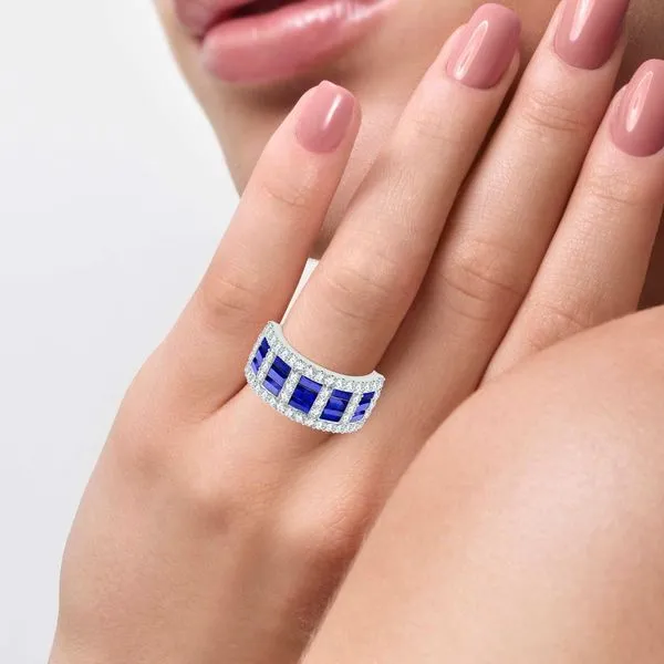 Low Cost Luxury 14K 1.20ct Diamond Band 58836 14KW Tucson Trinity