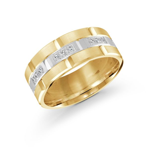 EFFY Collection EFFY® Men's Diamond Cross Ring (1/10 ct. t.w.) in 10k Gold  - Macy's | Black gold diamond, Mens gold rings, Leather charm bracelets