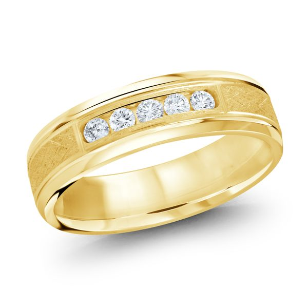 10k Yellow Gold Men's Wedding Band Ring by SHR - A&V Pawn