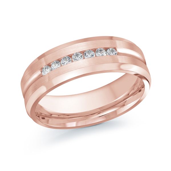 10 K Pink Gold Wedding Band Harmony Jewellers Grimsby, ON