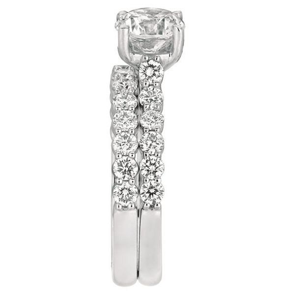 Flyerfit Channel/Shared Prong 14K White Gold Engagement Ring G-H VS2-SI1 Image 4 Christopher's Fine Jewelry Pawleys Island, SC