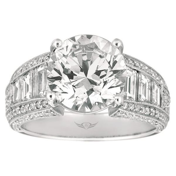 Flyerfit Encore 18K White Gold Engagement Ring G-H VS2-SI1 Image 2 Becky Beauchine Kulka Diamonds and Fine Jewelry Okemos, MI