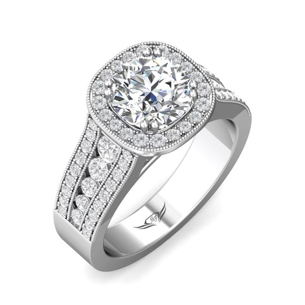 Platinum FlyerFit Encore Engagement Ring Image 5 Becky Beauchine Kulka Diamonds and Fine Jewelry Okemos, MI