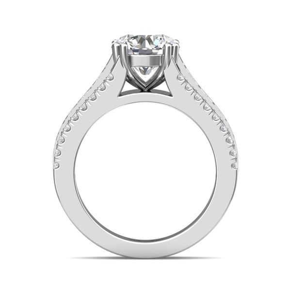 18K White Gold FlyerFit Encore Engagement Ring Image 3 Valentine's Fine Jewelry Dallas, PA