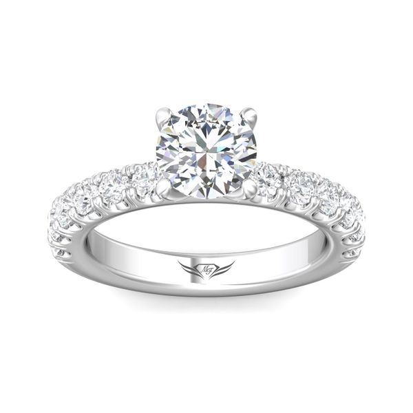 18K White Gold FlyerFit Encore Engagement Ring Image 2 Becky Beauchine Kulka Diamonds and Fine Jewelry Okemos, MI