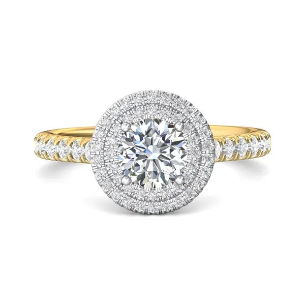 Top halo engagement on sale rings