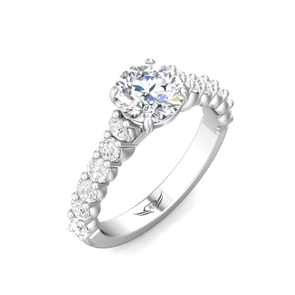 Flyerfit Channel/Shared Prong 14K White Gold Engagement Ring G-H VS2-SI1 Image 5 Christopher's Fine Jewelry Pawleys Island, SC