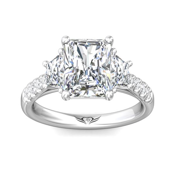 Flyerfit Encore Platinum Engagement Ring G-H VS2-SI1 Image 2 Becky Beauchine Kulka Diamonds and Fine Jewelry Okemos, MI