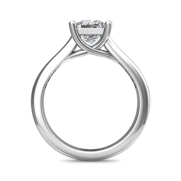 FlyerFit Channel/Shared Prong 14K White Gold Engagement Ring  Image 3 Grogan Jewelers Florence, AL