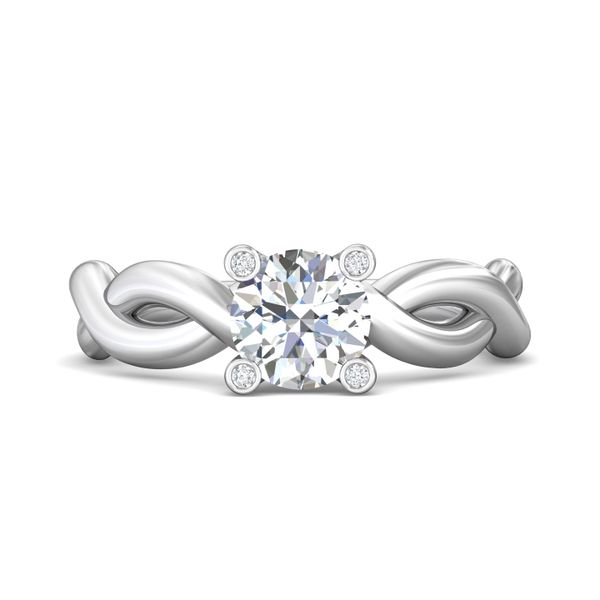 Flyerfit Solitaire 14K White Gold Engagement Ring G-H VS2-SI1 Christopher's Fine Jewelry Pawleys Island, SC