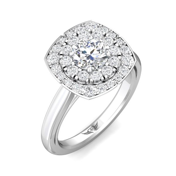 Flyerfit Encore 18K White Gold Engagement Ring H-I SI1 Image 5 Christopher's Fine Jewelry Pawleys Island, SC