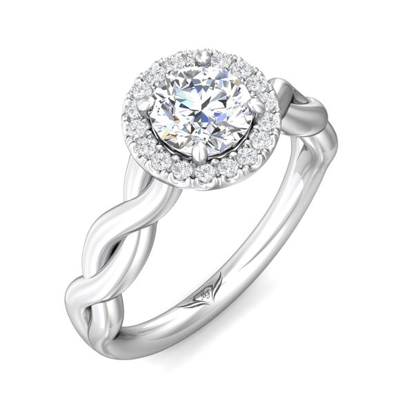 Flyerfit Solitaire 14K White Gold Engagement Ring H-I SI1 Image 5 Christopher's Fine Jewelry Pawleys Island, SC