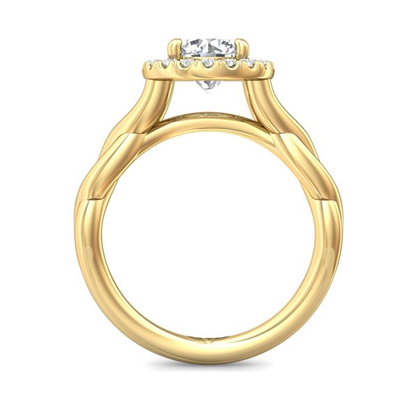 Flyerfit Solitaire 18K Yellow Gold Engagement Ring G-H VS2-SI1 Image 3 Becky Beauchine Kulka Diamonds and Fine Jewelry Okemos, MI