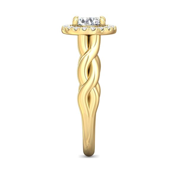 Flyerfit Solitaire 18K Yellow Gold Engagement Ring G-H VS2-SI1 Image 4 Christopher's Fine Jewelry Pawleys Island, SC