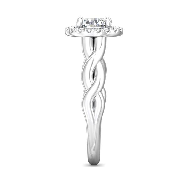 Flyerfit Solitaire 18K White Gold Engagement Ring H-I SI1 Image 4 Becky Beauchine Kulka Diamonds and Fine Jewelry Okemos, MI