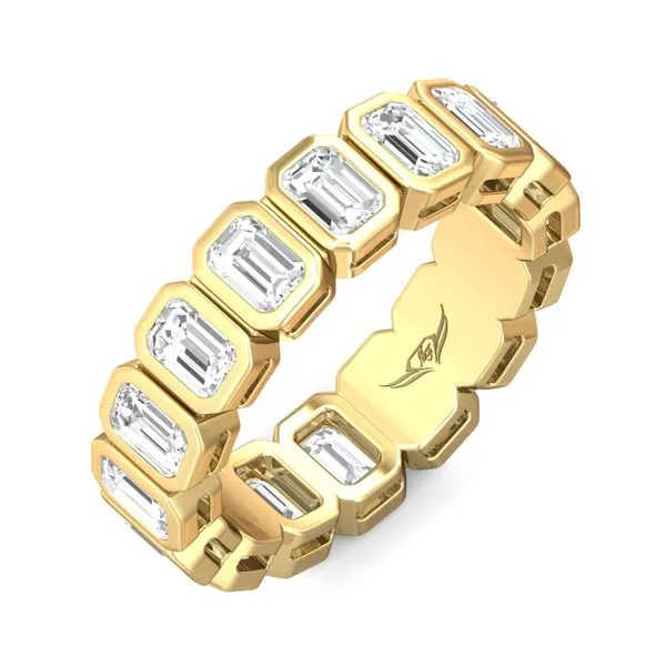 Martin Flyer Classic Diamond Bands 18K Yellow Gold Anniversary Band G-H VS2-SI1 Image 5 Meyers Jewelers Grove City, OH