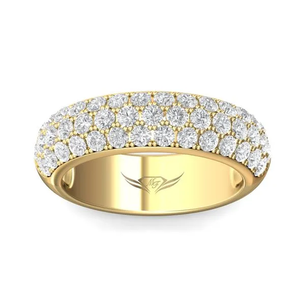 Martin Flyer Classic Diamond Bands 14K Yellow Gold Anniversary Band H-I SI1 Image 2 Meyers Jewelers Grove City, OH