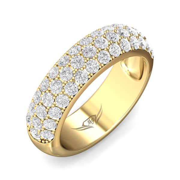 Martin Flyer Classic Diamond Bands 14K Yellow Gold Anniversary Band H-I SI1 Image 5 Meyers Jewelers Grove City, OH