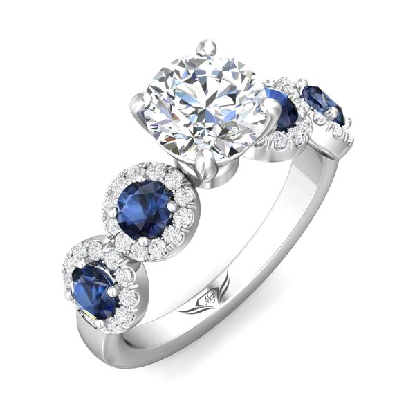 Platinum FlyerFit Encore Engagement Ring Image 5 Becky Beauchine Kulka Diamonds and Fine Jewelry Okemos, MI