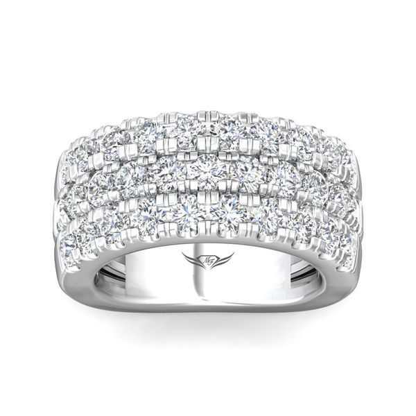 Martin Flyer Classic Diamond Bands 14K White Gold Anniversary Band H-I SI1 Image 2 Meyers Jewelers Grove City, OH