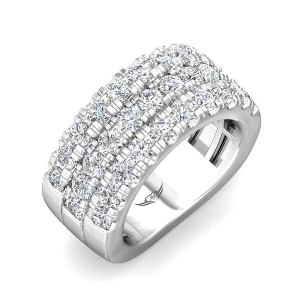 Martin Flyer Classic Diamond Bands 14K White Gold Anniversary Band H-I SI1 Image 5 Meyers Jewelers Grove City, OH