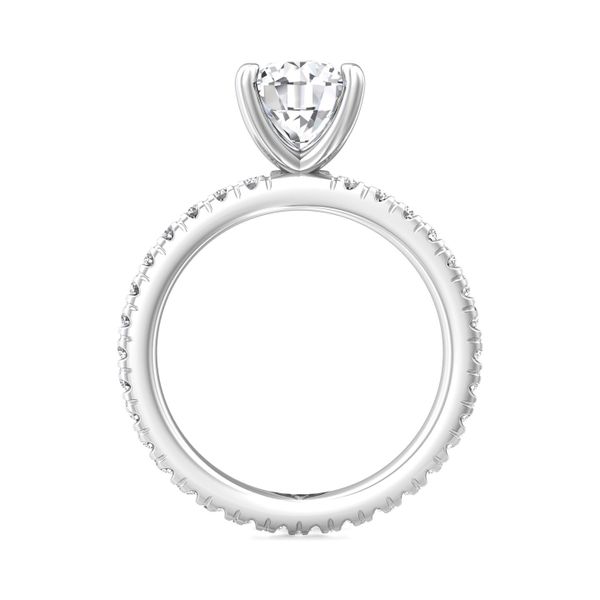 Flyerfit Micropave 14K White Gold Engagement Ring G-H VS2-SI1 Image 3 Becky Beauchine Kulka Diamonds and Fine Jewelry Okemos, MI