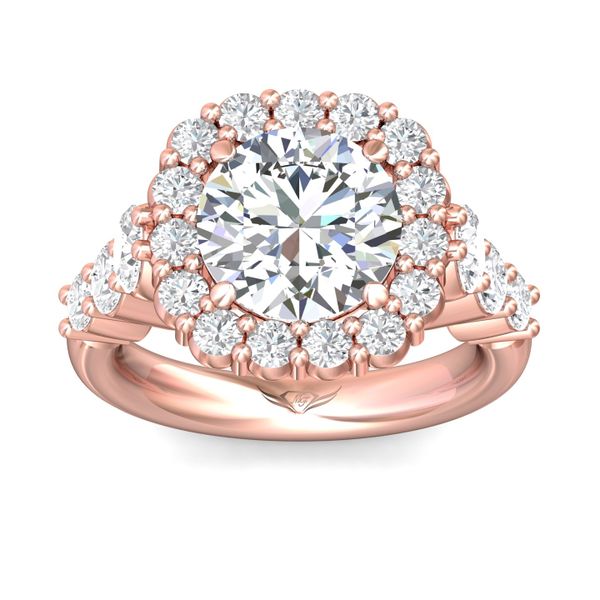 Flyerfit Encore 14K Pink Gold Engagement Ring H-I SI1 Image 2 Becky Beauchine Kulka Diamonds and Fine Jewelry Okemos, MI