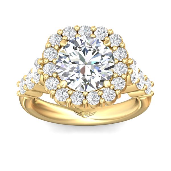 Flyerfit Encore 14K Yellow Gold Engagement Ring H-I SI2 Image 2 Grogan Jewelers Florence, AL