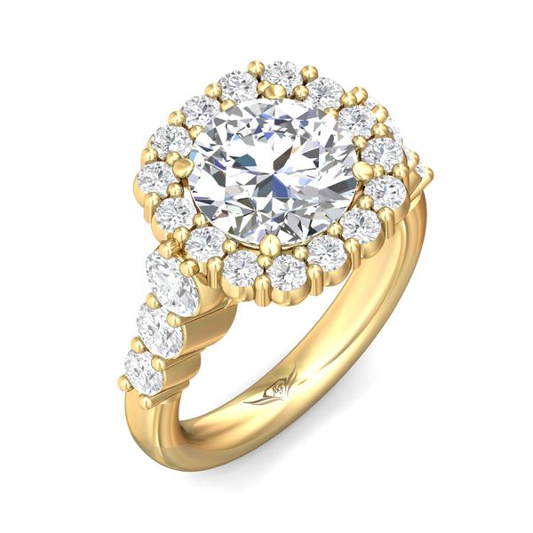 Flyerfit Encore 14K Yellow Gold Engagement Ring H-I SI2 Image 5 Grogan Jewelers Florence, AL