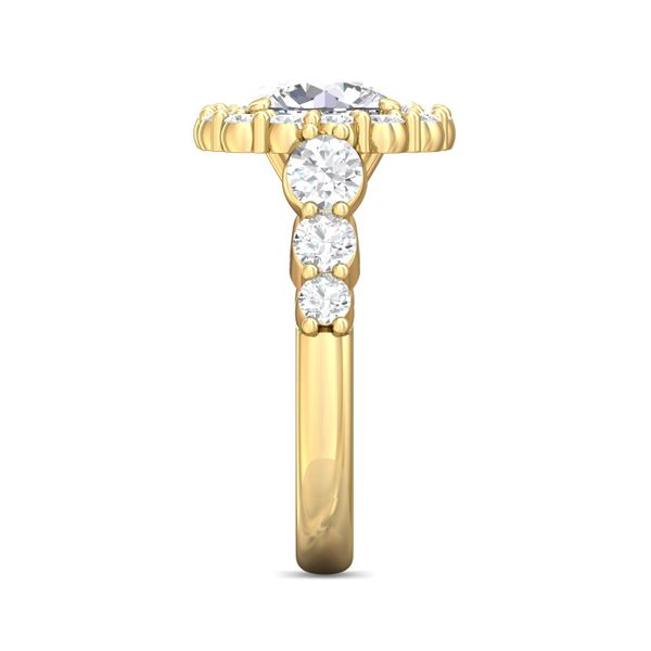 Flyerfit Encore 18K Yellow Gold Engagement Ring G-H VS2-SI1 Image 4 Christopher's Fine Jewelry Pawleys Island, SC