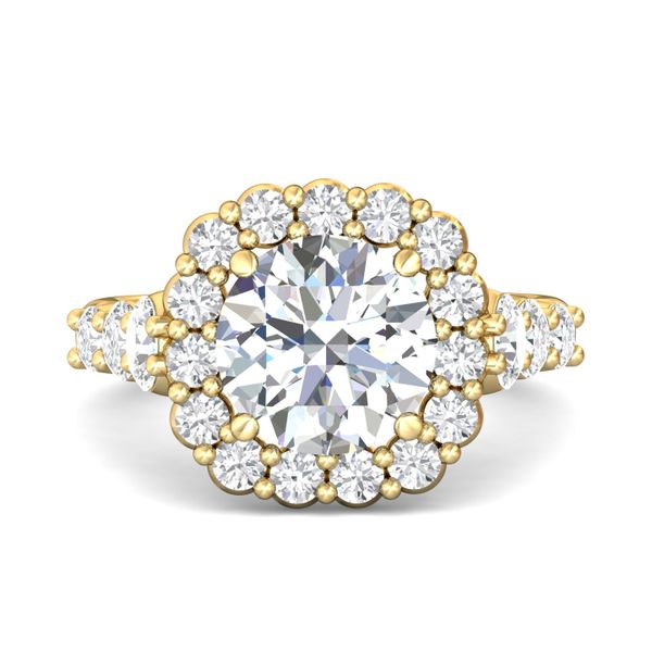 Flyerfit Encore 18K Yellow Gold Engagement Ring H-I SI2 Grogan Jewelers Florence, AL
